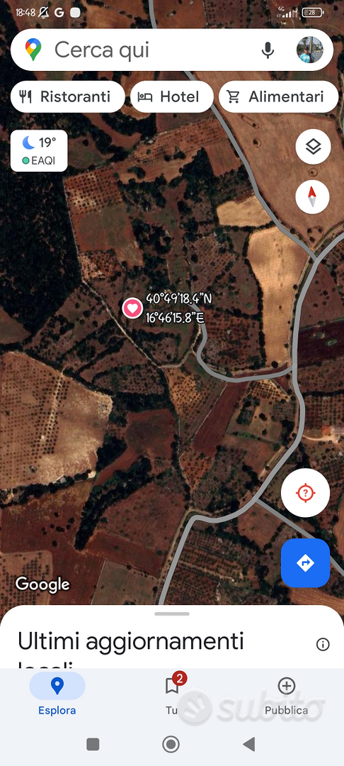 Terreno Fondo Rustico 4300 mq - Vista 4