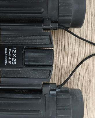 Binocolo 12x25 nero