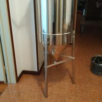 Fermentatore inox tronco conico 130 litri