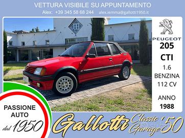 PEUGEOT 205 CTI 1.6 benzina 112cv