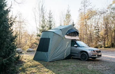 Tenda da tetto + veranda nuova