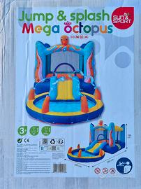 Gonfiabile con scivolo e piscinetta NUOVO