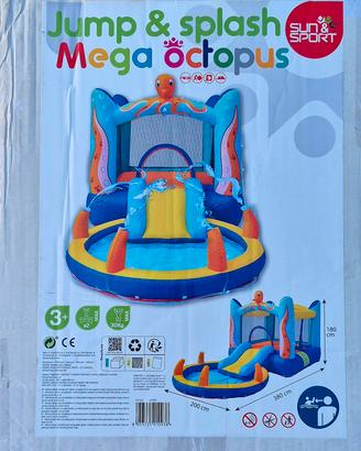 Gonfiabile con scivolo e piscinetta NUOVO