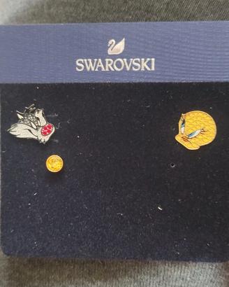 Swarovski Orecchini Looney Tunes Titti e Silvestro