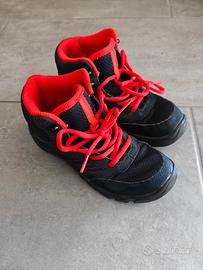 Scarpe trekking bambino/a NH100 MID grigie 35

