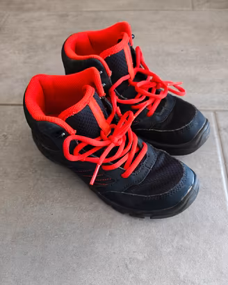 Scarpe trekking bambino/a NH100 MID grigie 35

