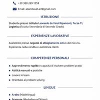 Aiuto negozio / Cameriere