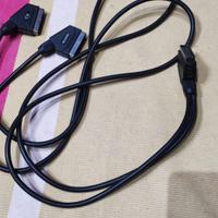 Cavo Sdoppiatore SCART Maschio-Maschio, L. 1,5 Mt