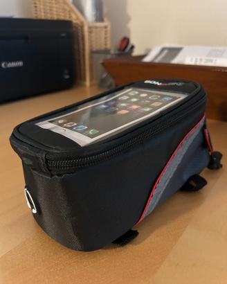 Sacca porta smartphone telaio bici