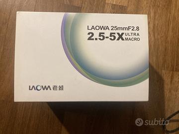 MACRO FOTO -  ECCEZIONALE- Laowa 25mm f/2.8 2.5-5x