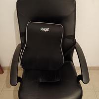 Sedia ufficio con cuscino lombare Feagar