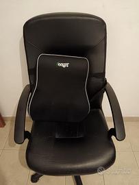 Sedia ufficio con cuscino lombare Feagar