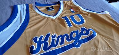 Maglia NBA Mike Bibby Sacramento Kings Reebok TG L