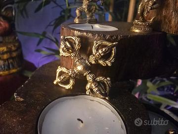 Dorje incrociato Vishvavajra amuleto tibetano
