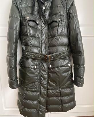 cappotto donna imbottito verde scuro Belstaff