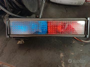 lampeggiante polizia americana rosso/blu