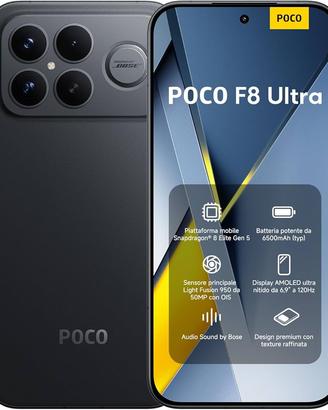Poco f8 ultra come nuovo. 256gb/ 12gb ram