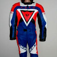 Tuta Moto in Pelle Divisibile DAINESE Tg. 42 NUOVA