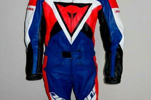 Tuta Moto in Pelle Divisibile DAINESE Tg. 42 NUOVA