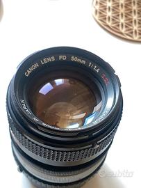 Canon FD 50mm f/1.4 S.S.C. + adattatore FX‑NEX