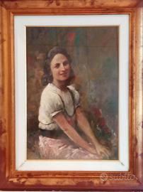 Luca Andrea Guizzardi "Figura" olio su tela