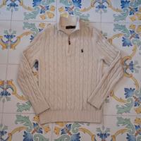 Maglione Ralph Lauren - Half-Zip a Trecce