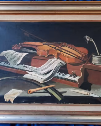 Grande quadro Mario Bettoni Colognola Baschenis