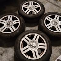 4 cerchi gommati Volkswagen golf 205 55 r16 4 stag