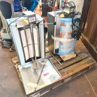due grill elettrici per gyros e kebab mai usati