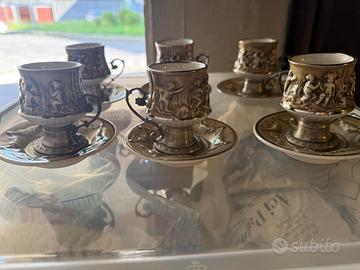 Servizio tazzine Capodimonte M.A.S. Italy