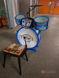 Batteria bontempi funzionante, ma danneggiata