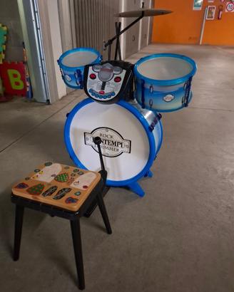 Batteria bontempi funzionante, ma danneggiata