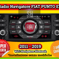 Radio CarPlay 7 pollici Fiat punto 2011-2020