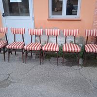6 poltroncine anni 50
