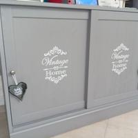 Mobile shabby ante scorrevoli