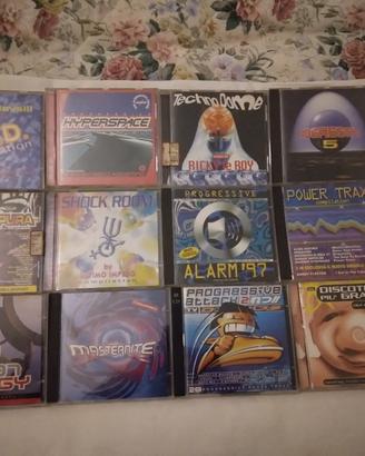 14 cd trance, progressive, techno anni '90