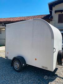 Carrello portamoto portatutto chiuso bertuola