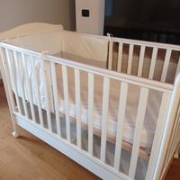 lettino infanzia con sbarre