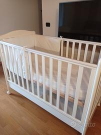 lettino infanzia con sbarre
