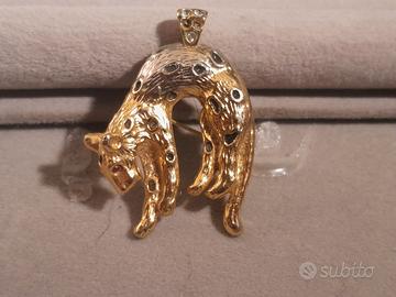 Spilla/pendente animalier, bijoux vintage  anni 70