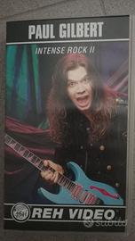 VHS da collezione Paul Gilbert "intense rock 2"