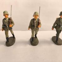 Lotto 3 Soldatini in Pasta Elastolin Germany - Fan