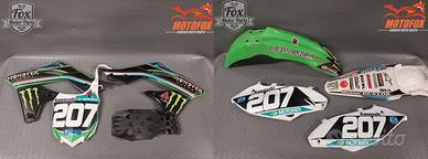 KIT PLASTICHE KAWASAKI KXF 2013/2016  GRAFICHE