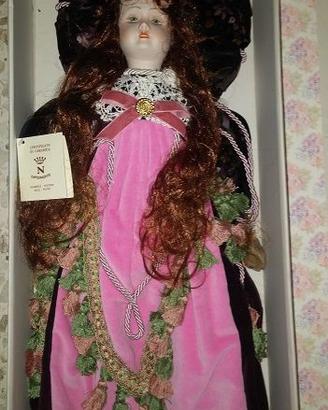 BAMBOLA PORCELLANA CAPODIMONTE CON CERTIFICATO