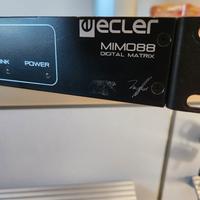 Processore audio matrice digitale 8x8 Ecler MIMO88