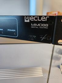 Processore audio matrice digitale 8x8 Ecler MIMO88