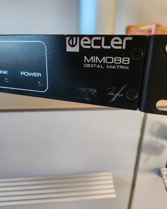 Processore audio matrice digitale 8x8 Ecler MIMO88