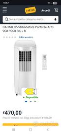 Condizionatore portatile Daitsu