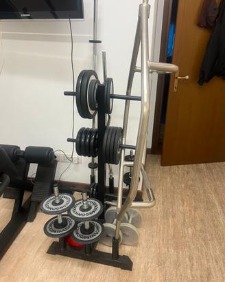 Portadischi Manubri Quadra Bar Bilancieri Ball