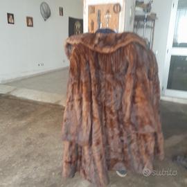 pelliccia in visone 100 euro turate 